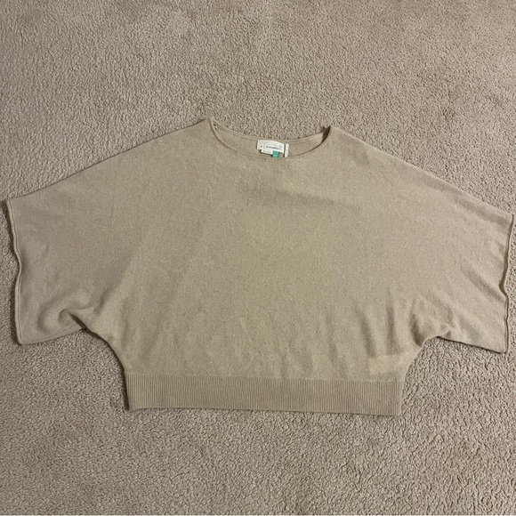 By Anthropologie 100% cashmere batwing sweater. 1X - Picture 1 of 14